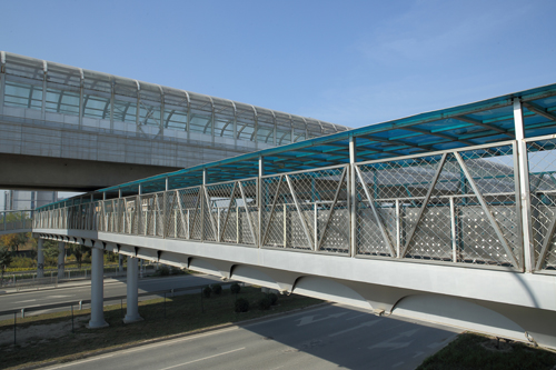 沙河高教園區(qū)跨南豐路人行過街天橋